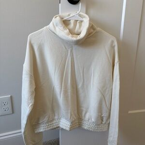 Women’s Cream Turtleneck Sweater